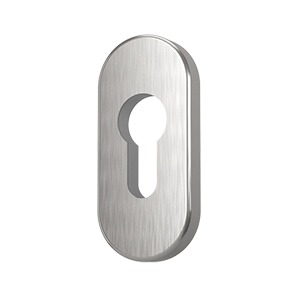 Inox oval rozeta