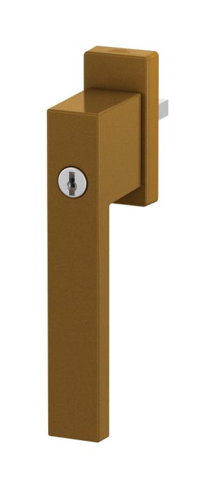 Ručka za prozor sa ključem – gold